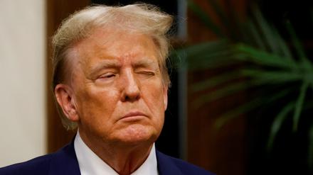 Donald Trump bei einer Veranstaltung in seinem Golfclub in West Palm Beach, Florida.