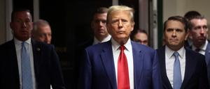 Donald Trump in New York.