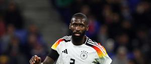 Der Berliner Antonio Rüdiger ist in der Innenverteidigung der Nationalmannschaft gesetzt. 