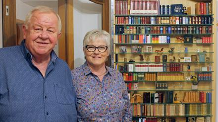 Heike und Udo Haedicke, Minibuchsammler aus Marzahn-Hellersdorf.