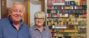 Heike und Udo Haedicke, Minibuchsammler aus Marzahn-Hellersdorf.