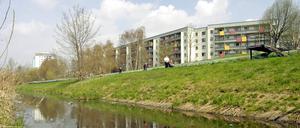 Die Wuhle fließt durch den Bezirk Marzahn-Hellersdorf.