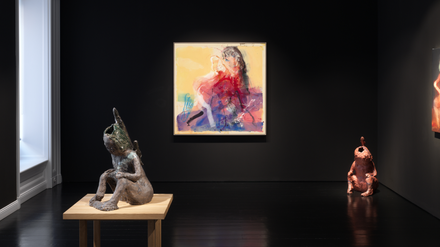 Leiko Ikemuras erste Ausstellung in der Galerie CFA Berlin.