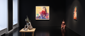 Leiko Ikemuras erste Ausstellung in der Galerie CFA Berlin.