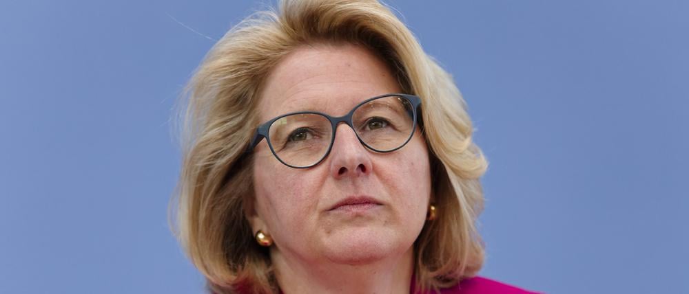 Svenja Schulze (SPD), Bundesministerin für wirtschaftliche Zusammenarbeit und Entwicklung
