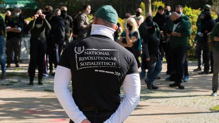 Die wohl umtriebigste rechtsextreme Gruppe in Berlin ist die Kleinstpartei „Der Dritte Weg“.