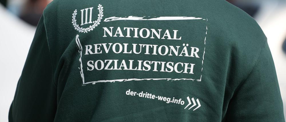 Die rechtsextreme Splitterpartei III. Weg. (Symbolbild)