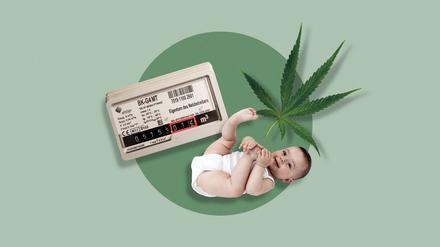 Für Gas und Fernwärme gilt zum Monatswechsel wieder der normale Mehrwertsteuersatz, Kiffen wird legal und Elterngeld für manche weniger (Illustration).