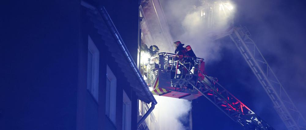 Vier Tote bei Brandanschlag in Solingen in den frühen Morgenstunden am 25.3.2024.