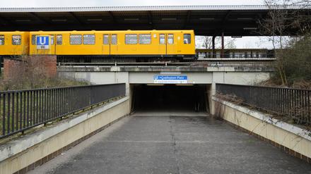 Berlin, U-Bahnlinie U5 Richtun Hönow Bahnhof Cottbusser Platz Foto: Kai-Uwe Heinrich