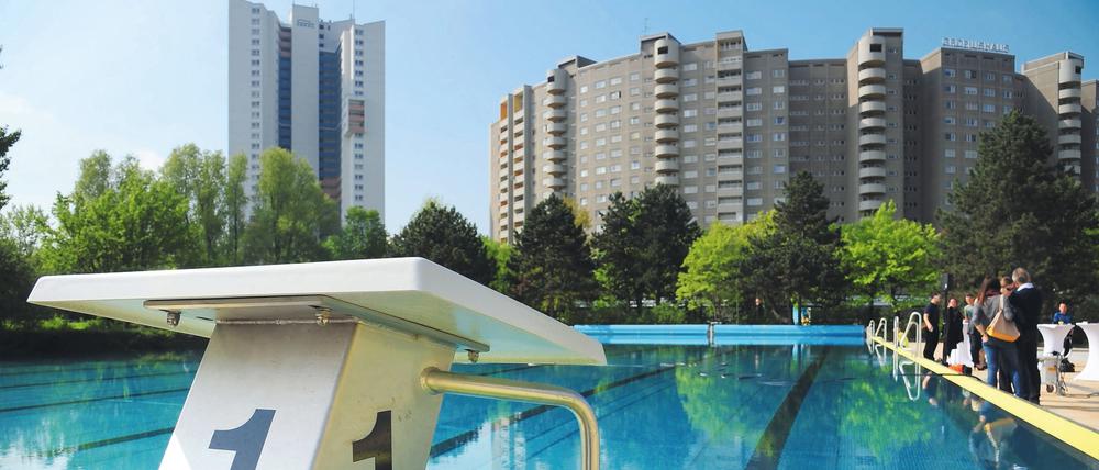 Das Kombibad Gropiusstadt in Berlin-Neukölln.