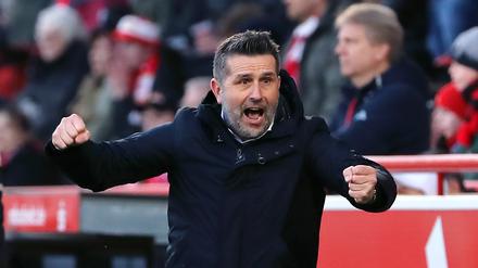 Trainer Nenad Bjelica ist mit Union auf dem Weg zum Klassenerhalt.