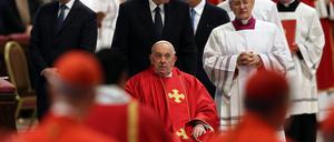 Papst Franziskus an Karfreitag.