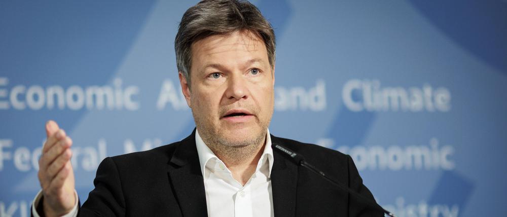 Robert Habeck, Bundesminister für Wirtschaft und Klimaschutz.