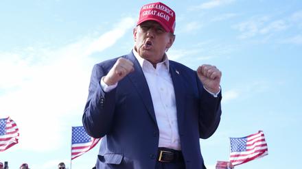 Donald Trump will wieder US-Präsident werden – und verunglimpft seinen Kontrahenten Joe Biden.