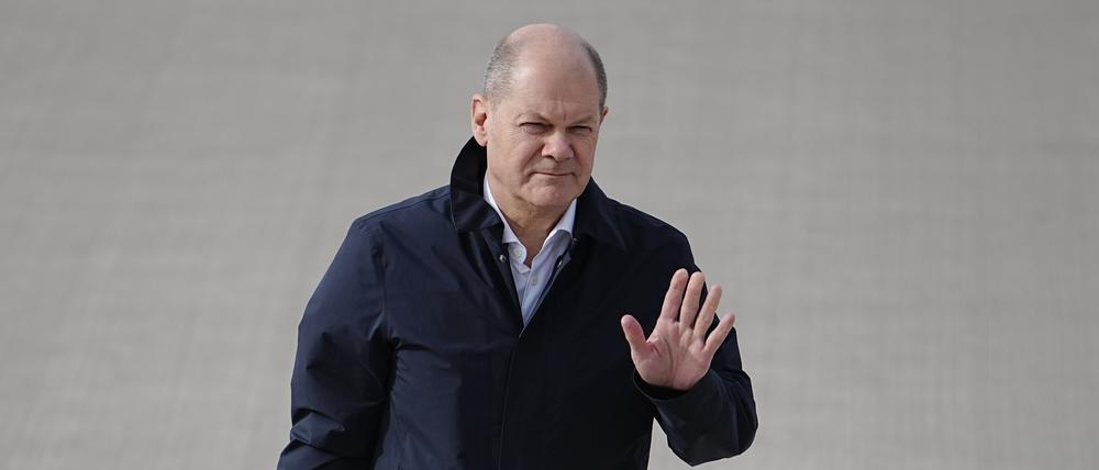Der deutsche Kanzler: Olaf Scholz (SPD).