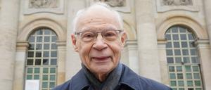 ARCHIV - 06.02.2020, Berlin: Hans Joachim Meyer, Sachsens ehemaliger Kulturminister und Sprecher der Freunde der St. Hedwigs-Kathedrale, ist tot. (zu dpa: «Ehemaliger ZdK-Präsident Meyer ist tot») (zu dpa: «Ehemaliger ZdK-Präsident Meyer ist tot») Foto: Jörg Carstensen/dpa +++ dpa-Bildfunk +++