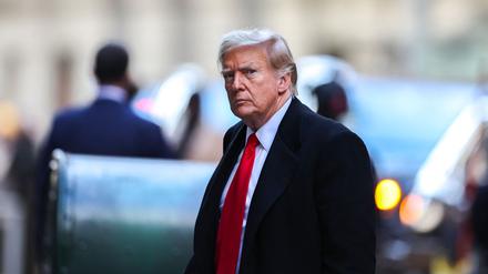 Donald Trump hat die Kaution gezahlt.