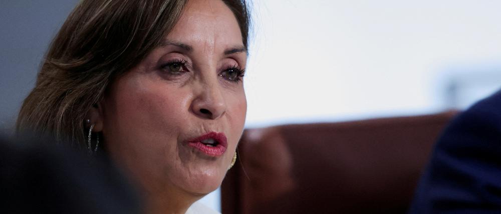 Dina Boluarte ist seit 2022 Präsidentin von Peru.