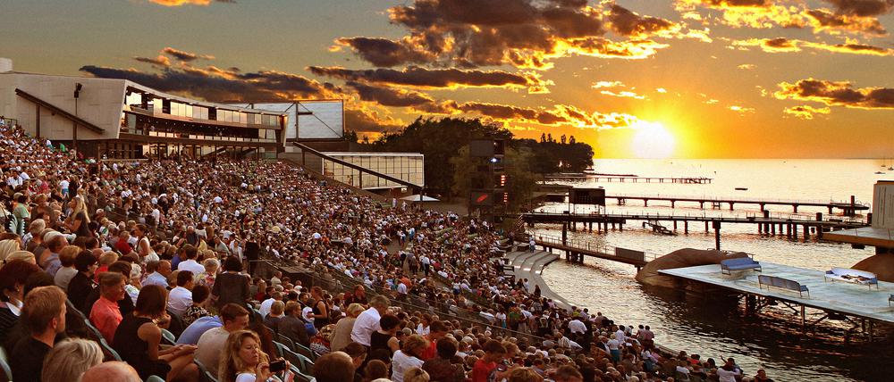Die Bregenzer Festspiele am Bodensee