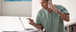 Die Digitalisierung geht in deutschen Krankenhäusern nur langsam voran.