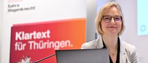Eisenachs Oberbürgermeisterin auf Zeit. Katja Wolf.