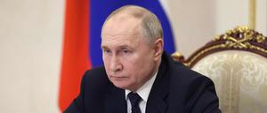 Wladimir Putin, Präsident von Russland.