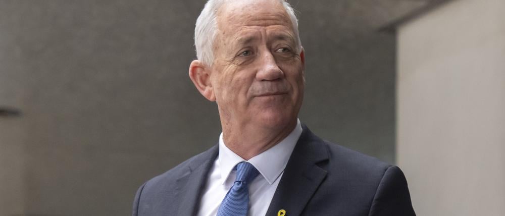 Benny Gantz, Mitglied des israelischen Kriegskabinetts, und politischer Rivale des israelischen Premierministers Netanjahu.
