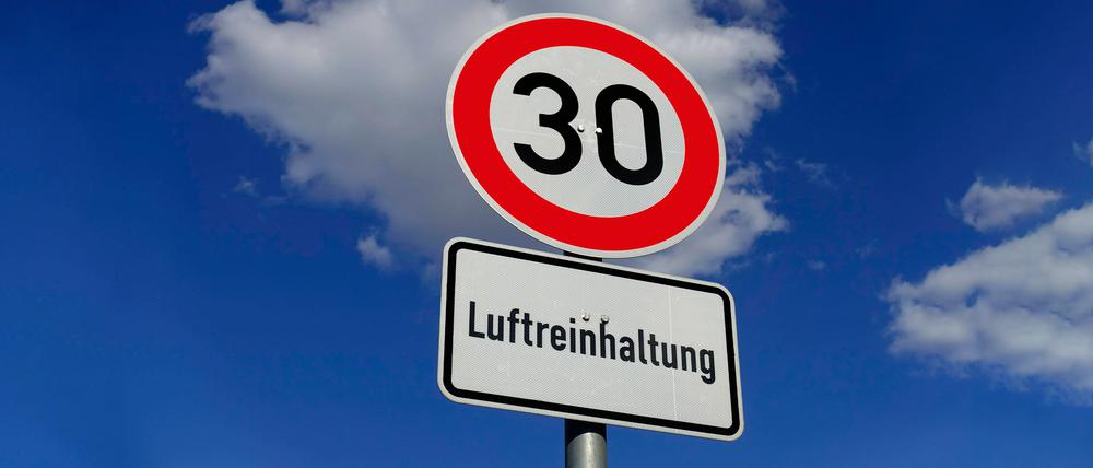 Tempo 30 und Luftreinhaltung
