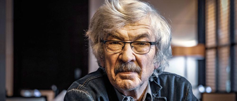 Der Schriftsteller Christoph Hein am 23.03.2019 in Leipzig. 