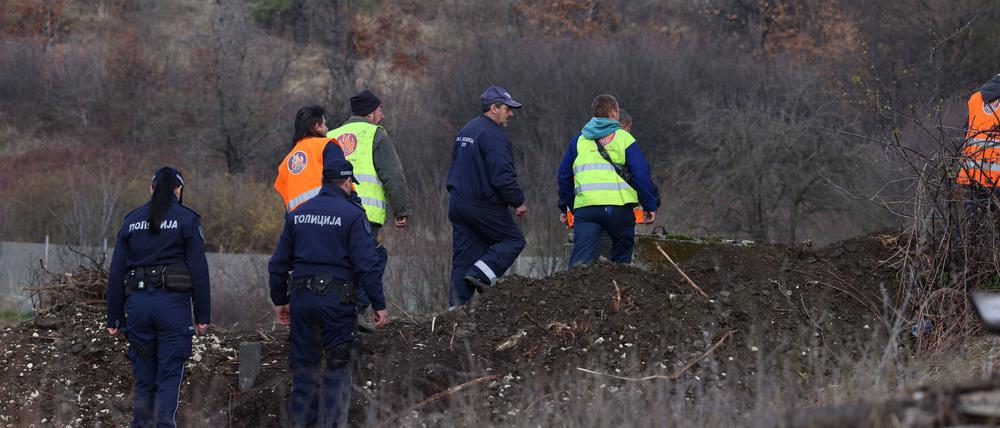 The third day of the search for two-year-old girl in Serbia Police excavate the area in front of the barn in the suburban settlement of Banjsko polje, near the town of Bor, on March 28, 2024, where the two-year-old Danka Ilic disappeared. PIXSELL