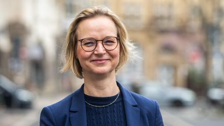 Katja Wolf ist die Landesvorsitzende des BSW in Thüringen. 