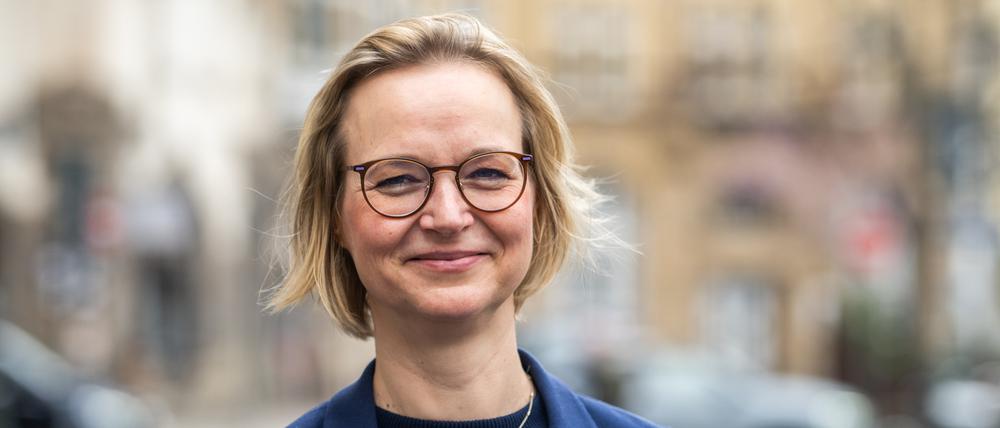 Katja Wolf ist die Landesvorsitzende des BSW in Thüringen.