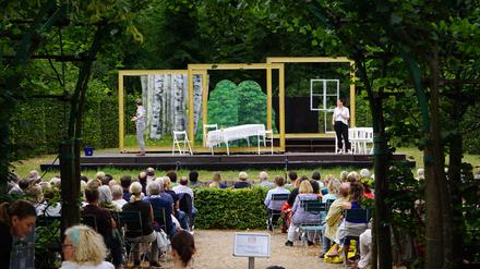 Das Heckentheater im Park Sanssouci, das vom Poetenpack seit 2016 jährlich bespielt wird.