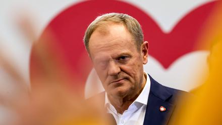 Polens Regierungschef Donald Tusk steht im Zentrum des Wahlkampfs. 
