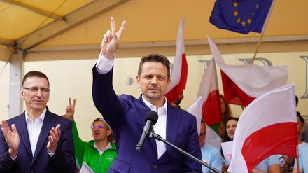 Rafał Trzaskowski, Oberbürgermeister von Warschau und Präsidentschaftskandidat 2025 der größten Regierungspartei Polens, der Bürgerkoalition.