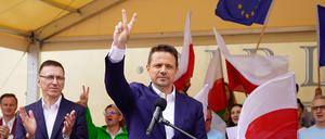 Rafał Trzaskowski, Oberbürgermeister von Warschau und Präsidentschaftskandidat 2025 der größten Regierungspartei Polens, der Bürgerkoalition. 