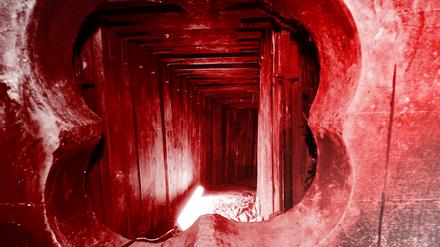 Der Eingang des Tunnels.