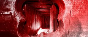 Der Eingang des Tunnels.