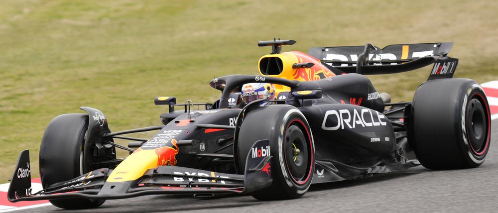 Max Verstappen trainiert für den Großen Preis von Japan in Suzuka.