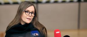 Katrin Jakobsdottir, Premierministerin von Island.