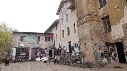 Der alternative Club Archiv in der Speicherstadt in Potsdam.
