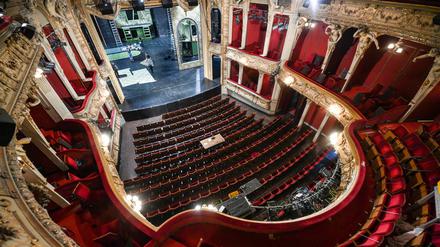 Blick in den leeren Zuschauersaal des Theaters «Berliner Ensemble» (BE).
