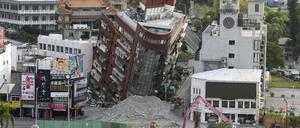 Von der Entwicklung betroffen sind neben küstennahen Gebiete auch viele wachsende Millionenstädte der Erde. Hier Folgen des Erdbebens am 5. April in Taiwan. 