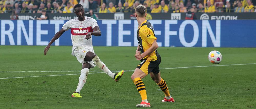 Serhou Guirassy trifft zum Sieg, es war bereits sein 24. Saisontor.