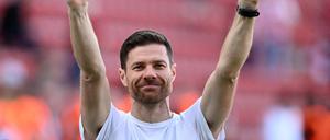 Der Erfolg von Bayer Leverkusen ist untrennbar mit Trainer Xabi Alonso verbunden. 