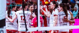 VBL Volleyball-Bundesliga SC Potsdam - SSC Palmberg Schwerin PlayOff Halbfinale, 06.04.2024 VBL Volleyball-Bundesliga SC Potsdam - SSC Palmberg Schwerin 06.04.2024 *** VBL Volleyball Bundesliga SC Potsdam SSC Palmberg Schwerin PlayOff semi-final, 06 04 2024 VBL Volleyball Bundesliga SC Potsdam SSC Palmberg Schwerin 06 04 2024 Copyright: xBEAUTIFULxSPORTS/NicolxMarschallx