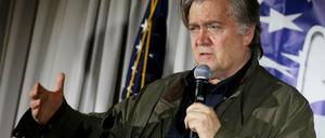 Trumps ehemaliger Chefstratege Steve Bannon. 