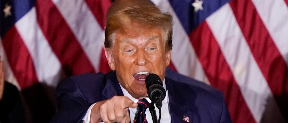 Donald Trump polarisiert mit immer radikalerer Rhetorik.