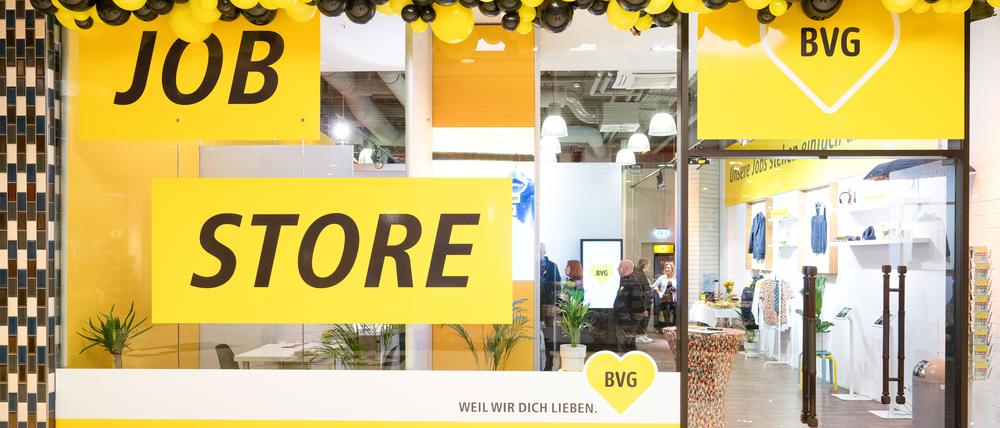 Hier geht’s zu den Arbeitsplätzen der BVG.